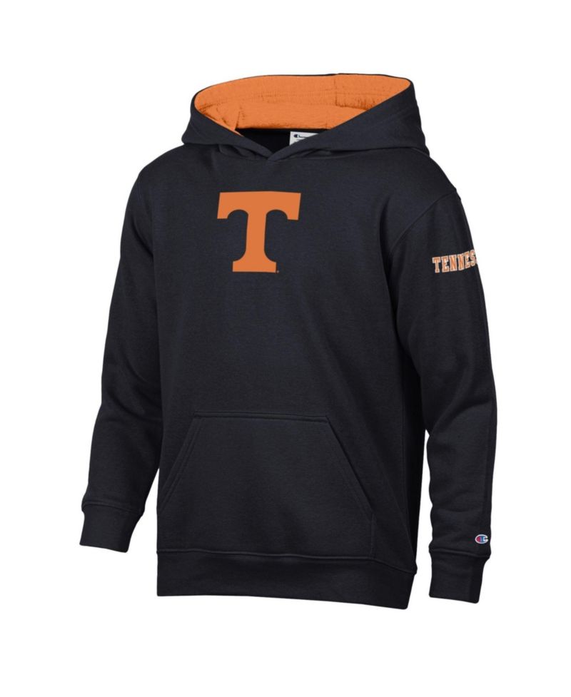 Big Boys and Girls Black Tennessee Volunteers Fleece Hoodie