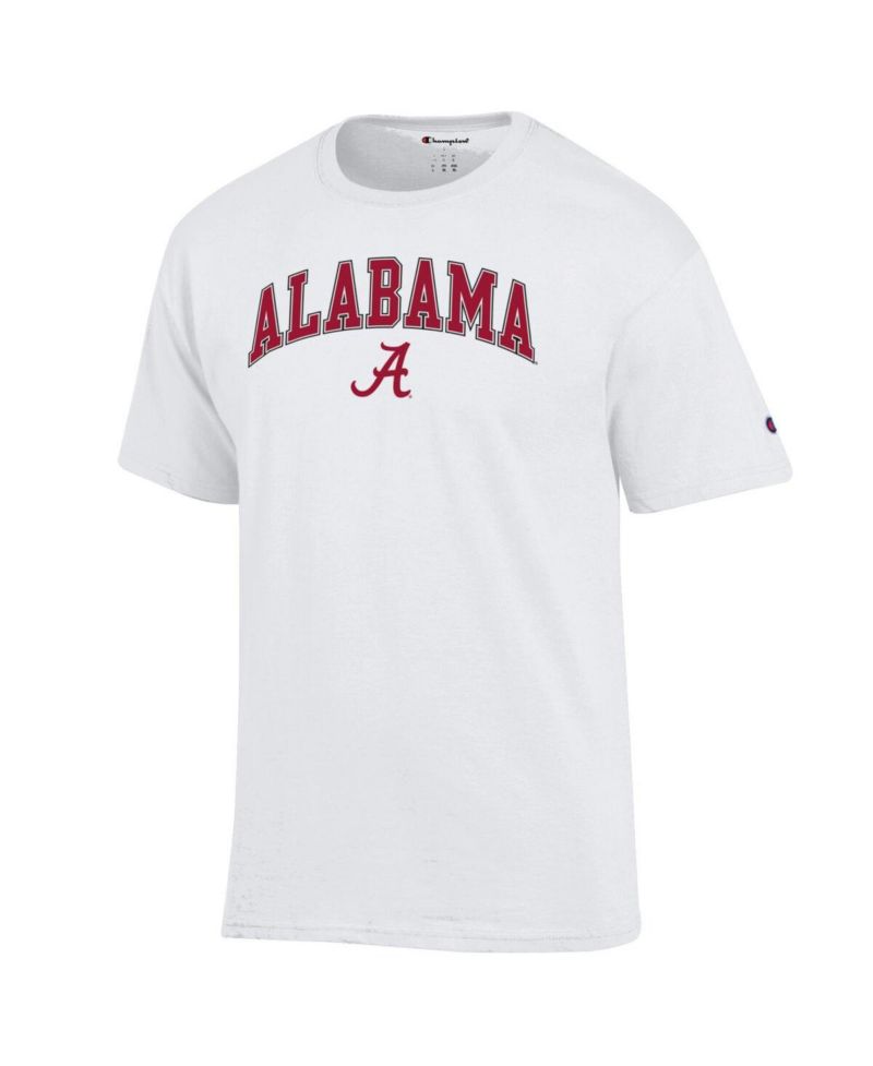 Men's Crimson Alabama Crimson Tide Arched Logo T-Shirt