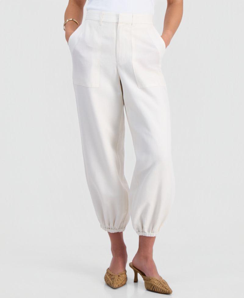 Petite Balloon-Leg Pants