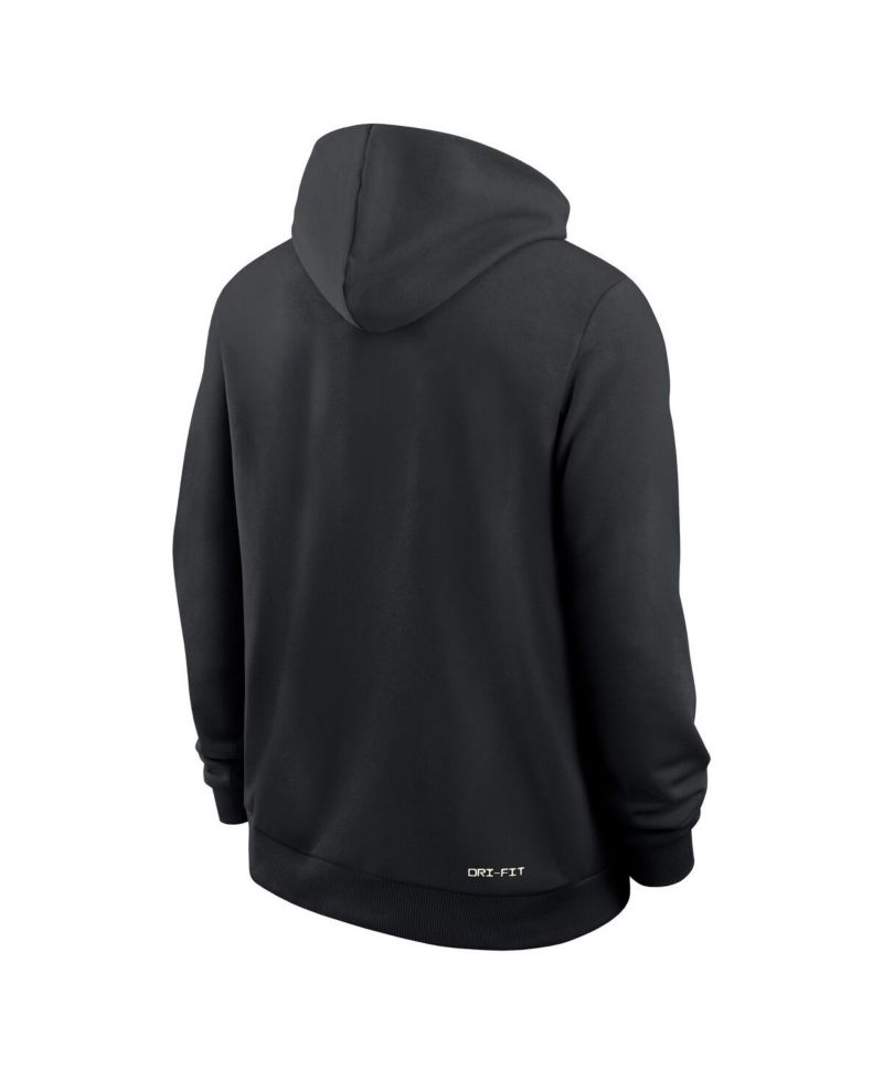 Men's Black UCF Knights 2025 Sideline Dri-FIT Hoodie