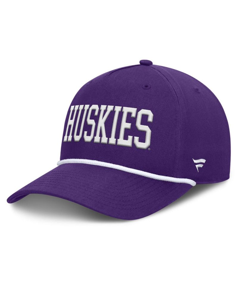 Men's Purple Washington Huskies Foul Ball Rope Adjustable Hat