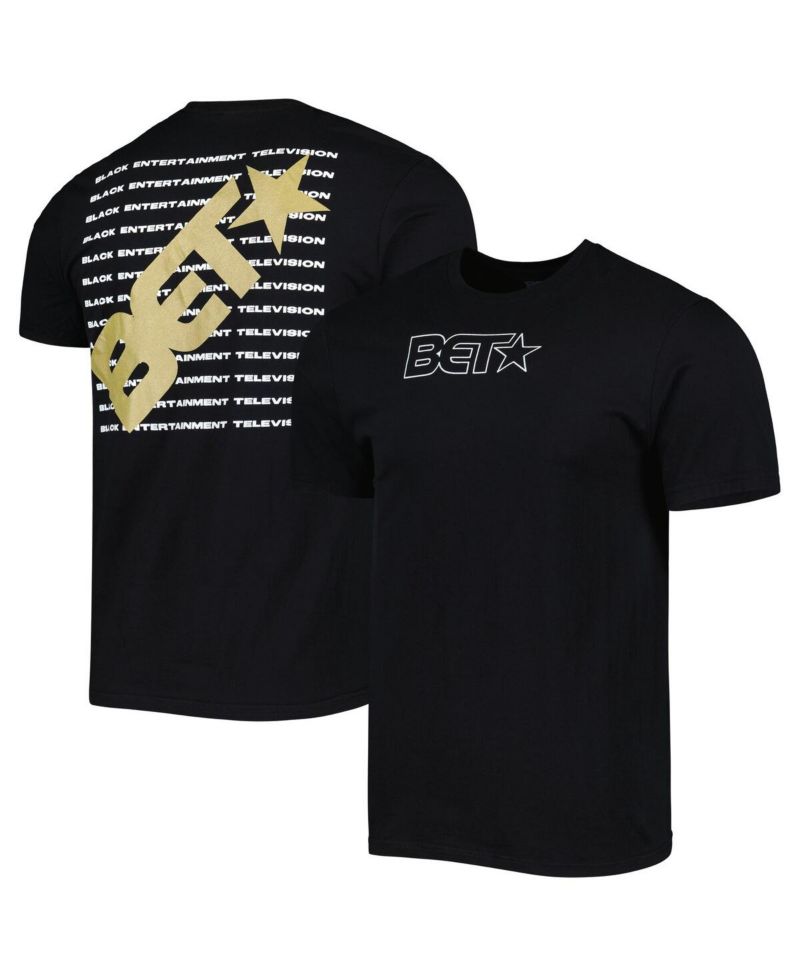 Men's and Women's Black BET Graphic T-Shirt