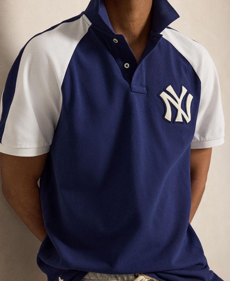 Men's Raglan Short-Sleeve Polo Shirt
