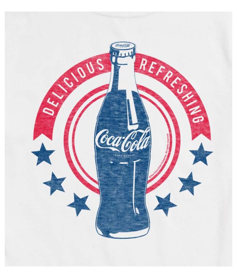 Hybrid Apparel Coca Cola Americana Mens Short Sleeve Tee