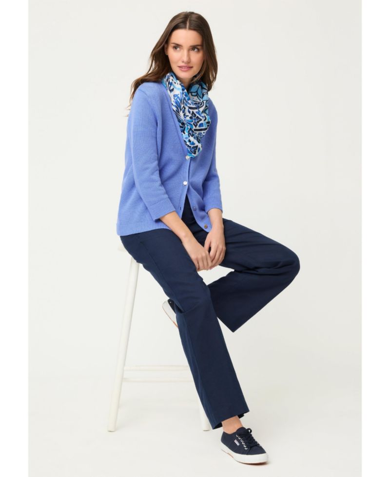 Women's Solid V-Neck Cardigan