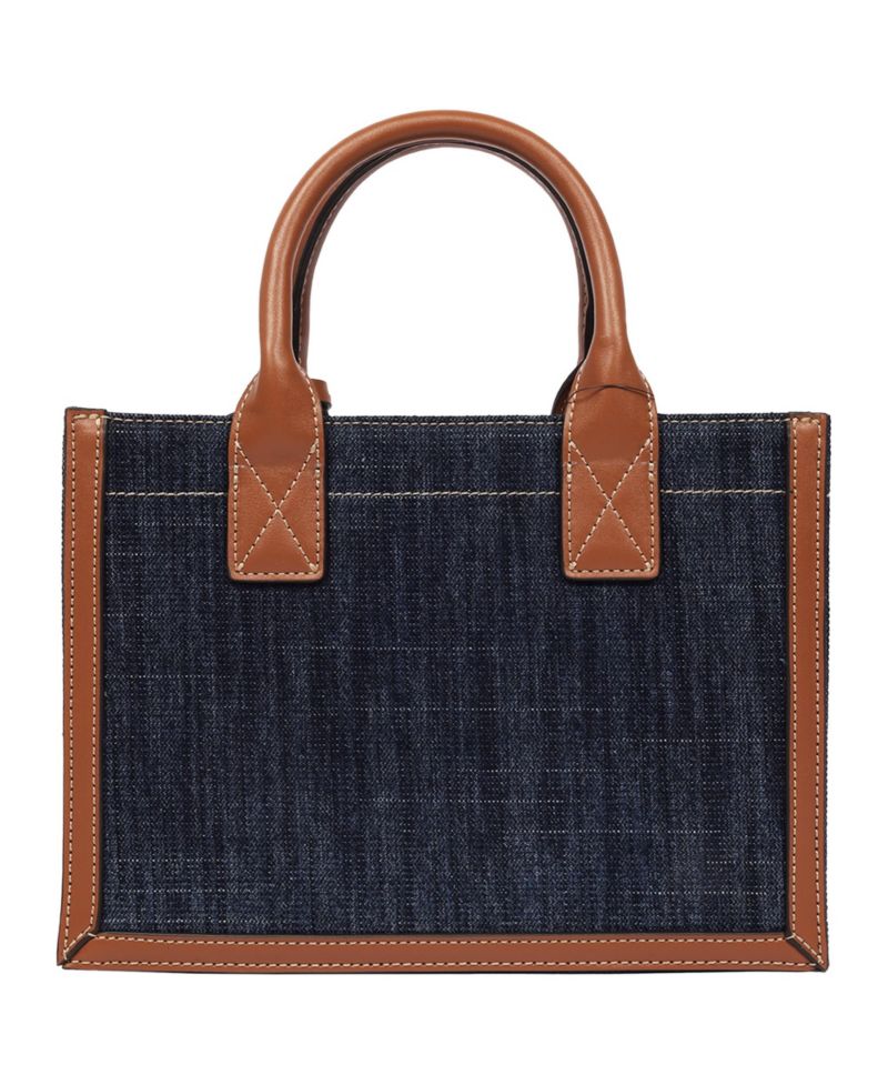Modern Edge Denim Tote