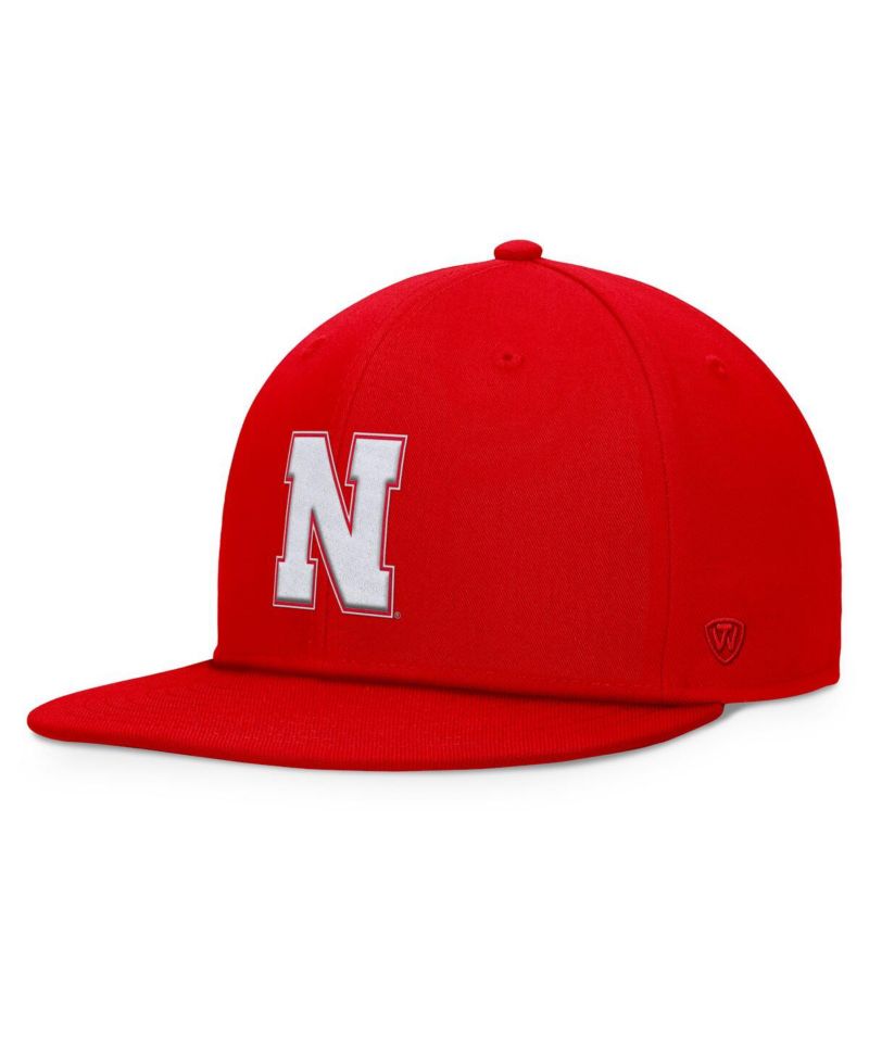 Men's Scarlet Nebraska Huskers Fundamental Snapback Hat