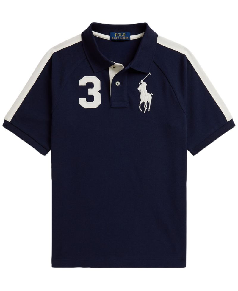Boys' 8-20 Big Pony Cotton Mesh Polo Shirt