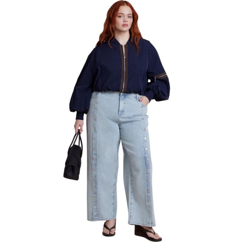 Women's Snap Front Midrise Jean