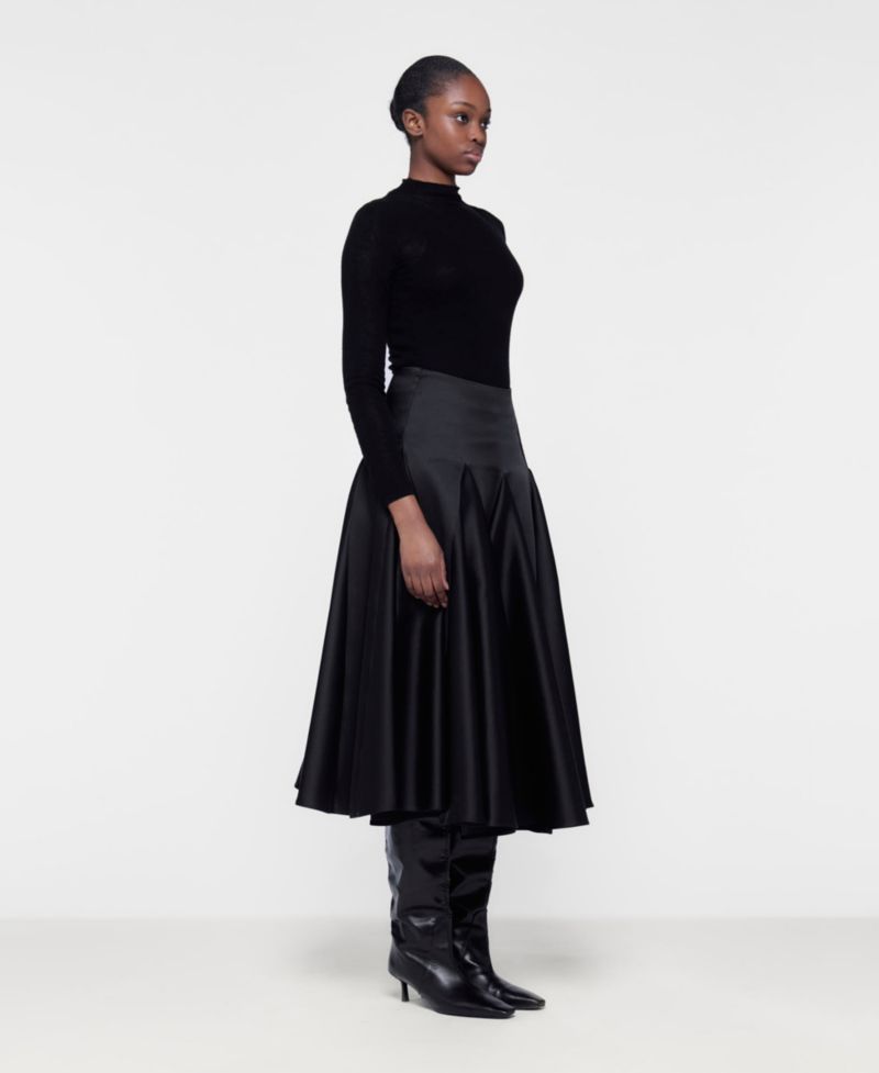 Women's Flared Godet Skirt