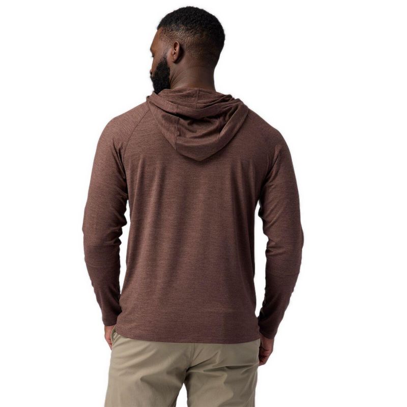 Men's Destination Pullover Hoodie Performance Shirts Long Sleeve