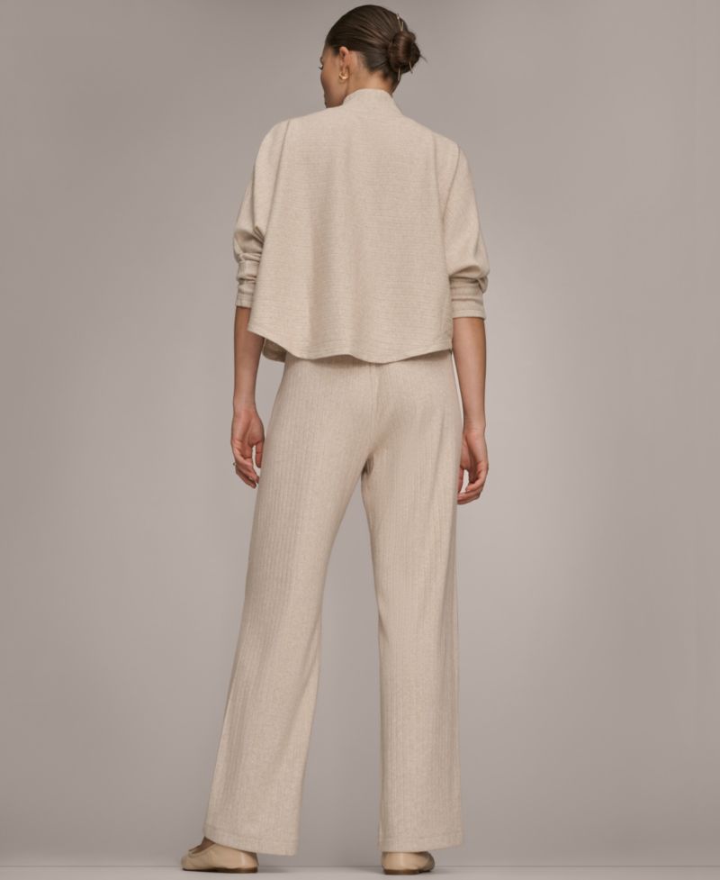 Women's Brushed Rib Dolman Funnel Neck Pullover