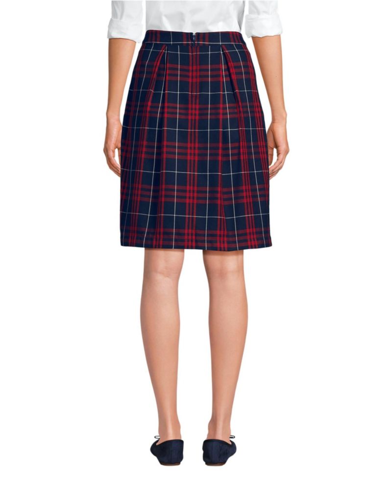 Women's Plaid Skort Top of Knee