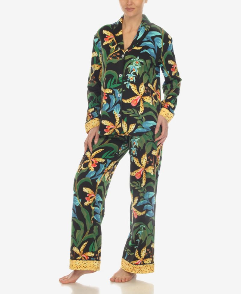 Women's 2-Piece Wildflower Print Pajama Set