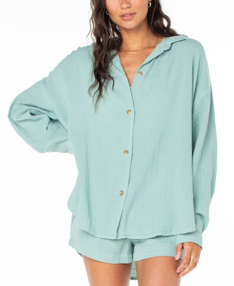 Women's Morning Time Cotton Gauze Shirt