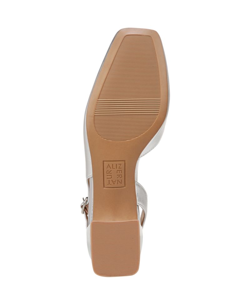Women's Jayla Mid-Heel Square Toe Slingback Pumps