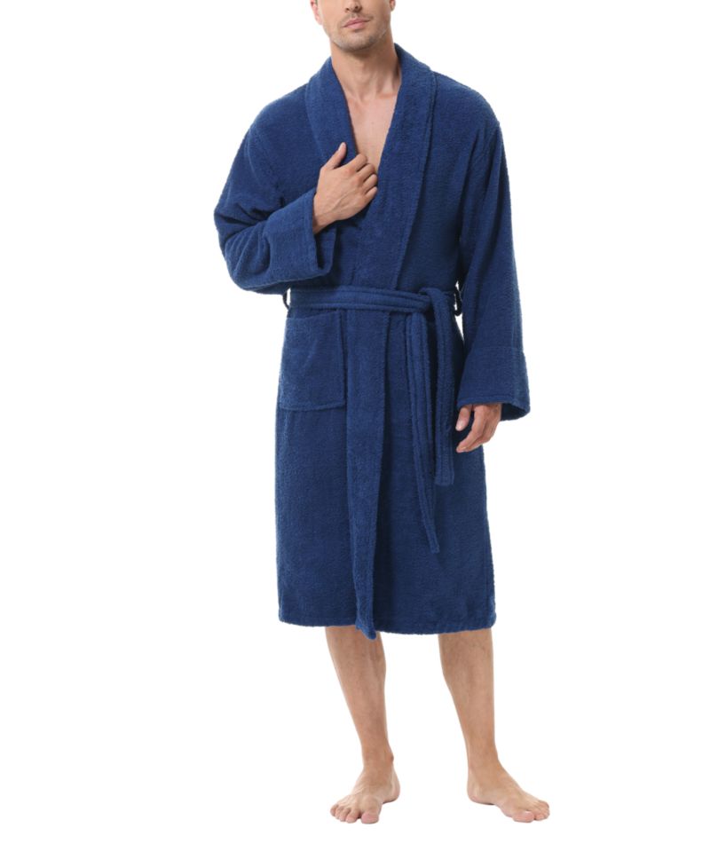 Men's All Cotton Terry Robe
