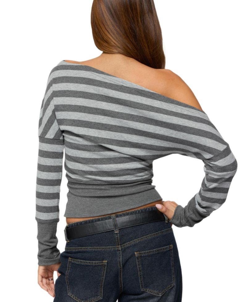 Women's Marniee Striped Off Shoulder Top