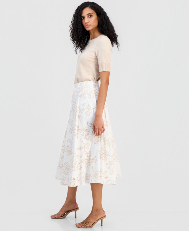 Women's Cotton Pull-On Skirt