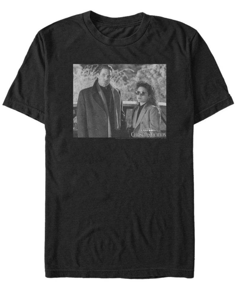 Men's National Lampoon Christmas Vacation Todd Margo Short Sleeves T-shirt