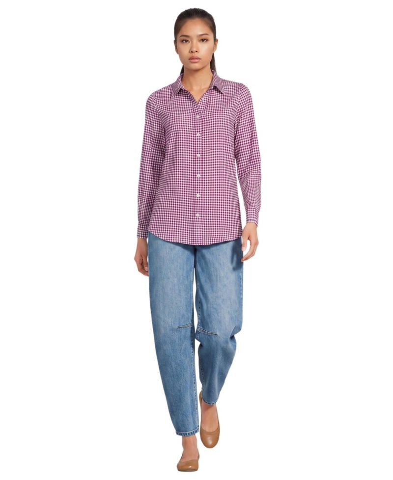Women's Flannel Boyfriend Long Sleeve Shirt