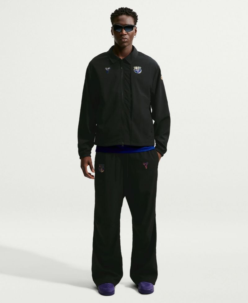 Men's Black Barcelona 2026/27 Away Woven Pants