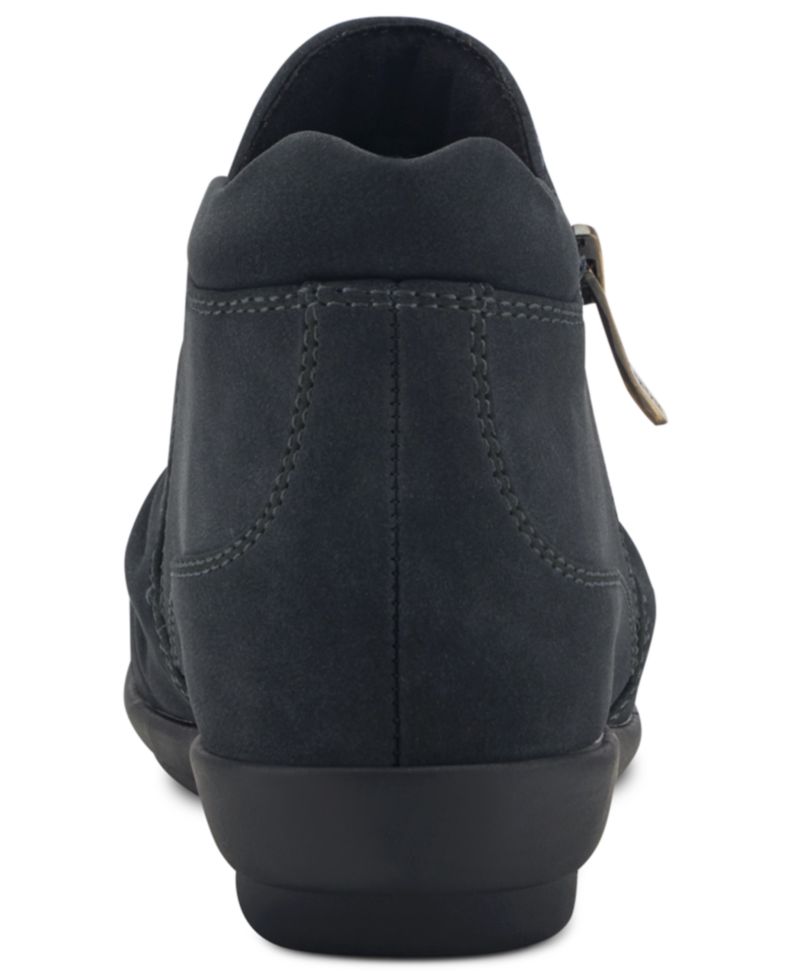 Women's Aleta Ruched Side-Zip Flat Booties