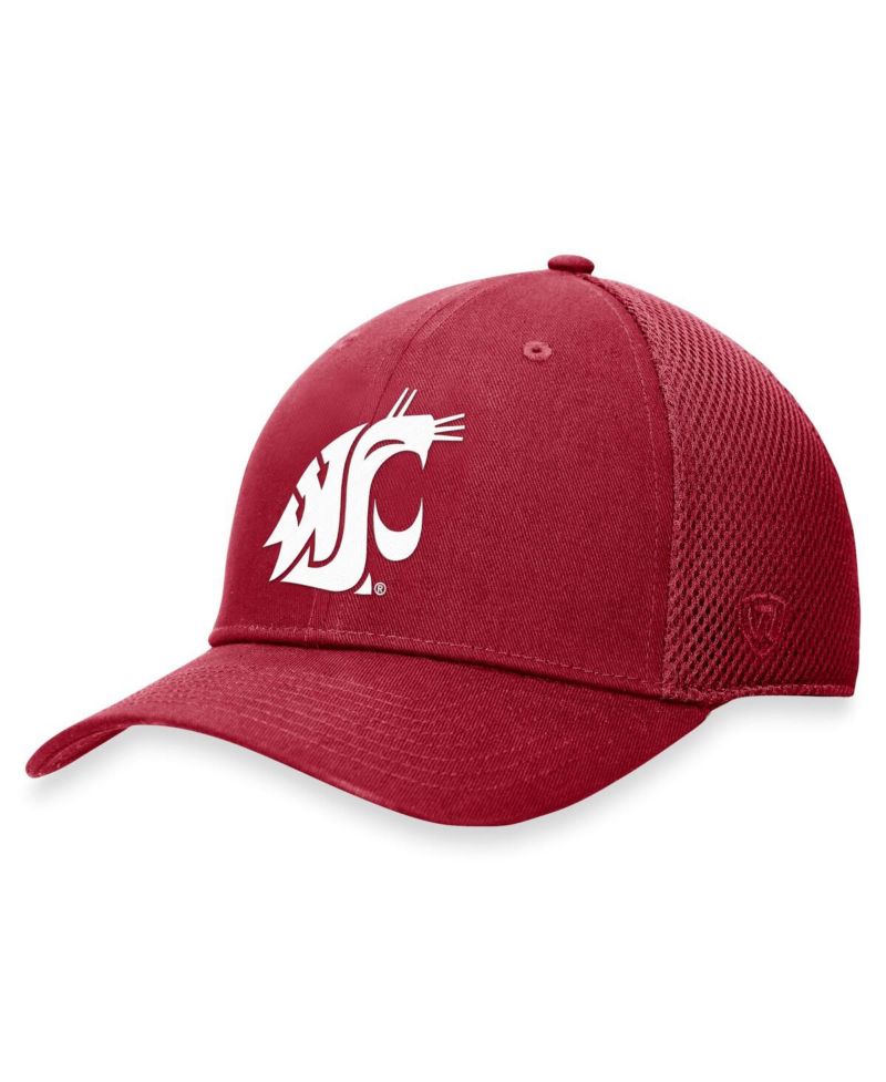 Men's Crimson Washington State Cougars Spacer Flex Hat
