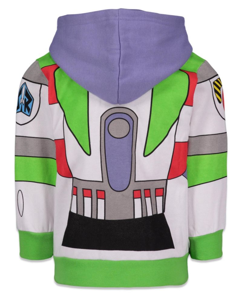 Boy's (6-12) Buzz Lightyear Cosplay Fleece Zip-Up Hoodie