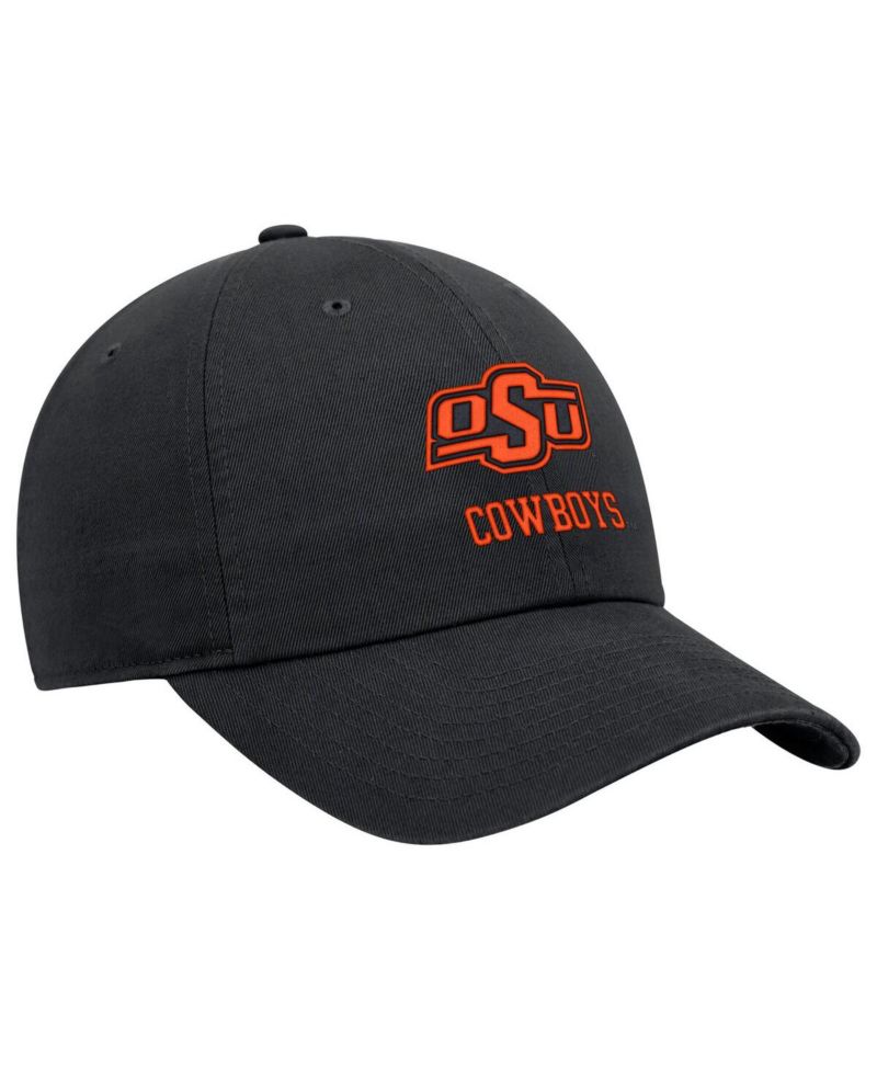 Men's Black Oklahoma State Cowboys 2025 On-Field Club Adjustable Hat