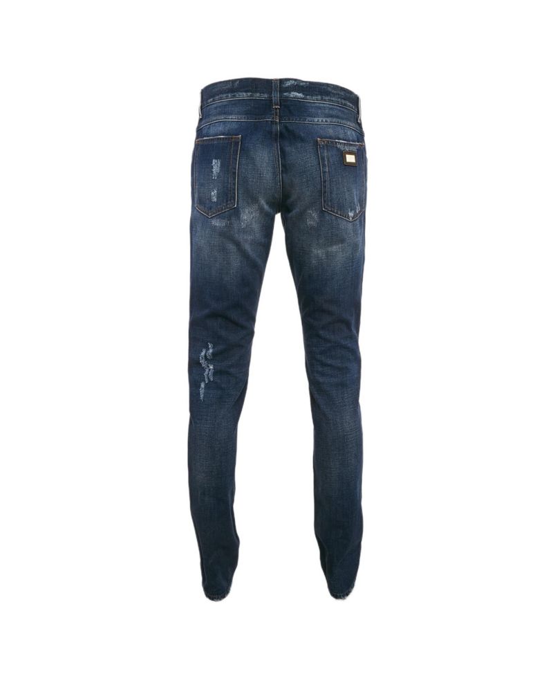 Men's Distressed Denim Jeans