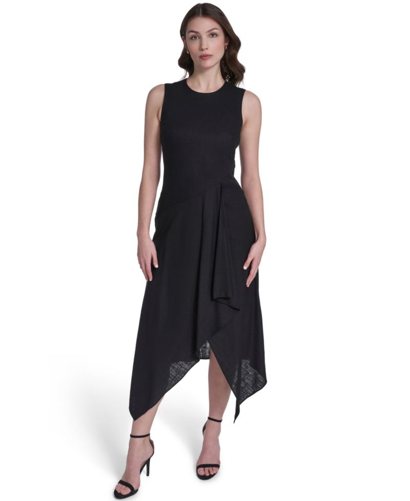 Women's Crewneck Midi Dress