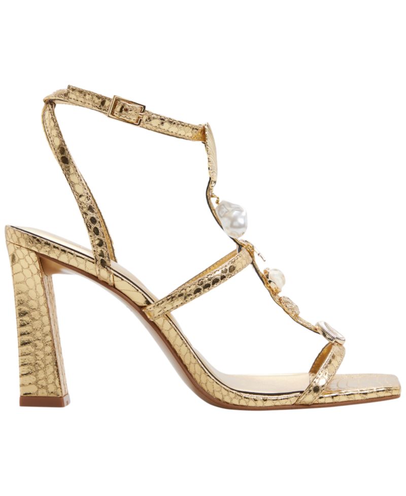 Women's Taylar Square Toe Block Heel Sandals