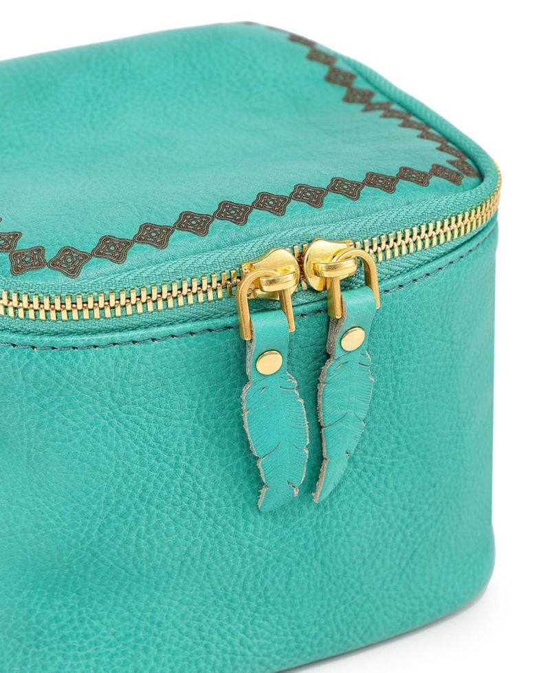 Celosia Cube Leather Jewelry Case