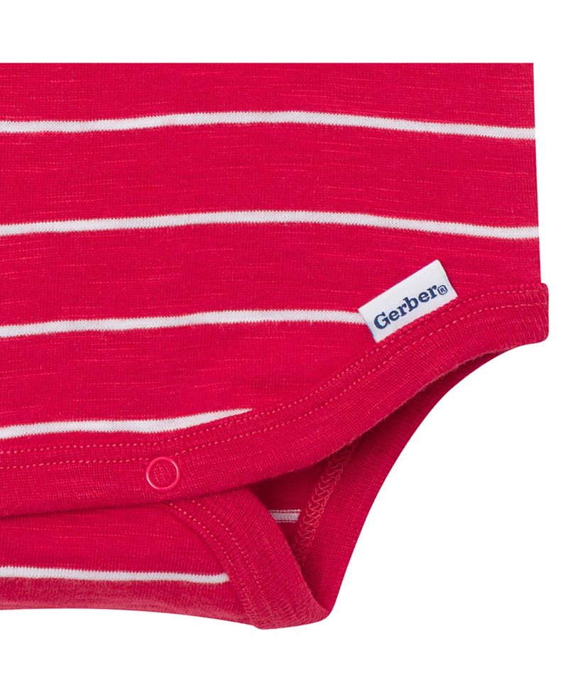 Baby Boys ( new born to 18 M ) polo Bodysuit Stripes