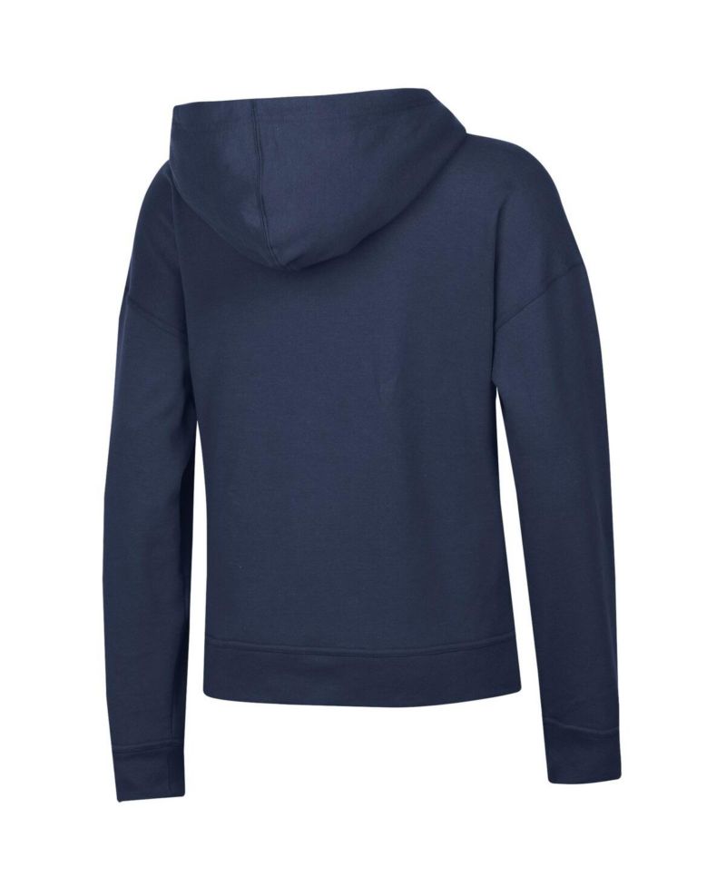 Women's Navy Michigan Wolverines Power Blend Fleece Hoodie