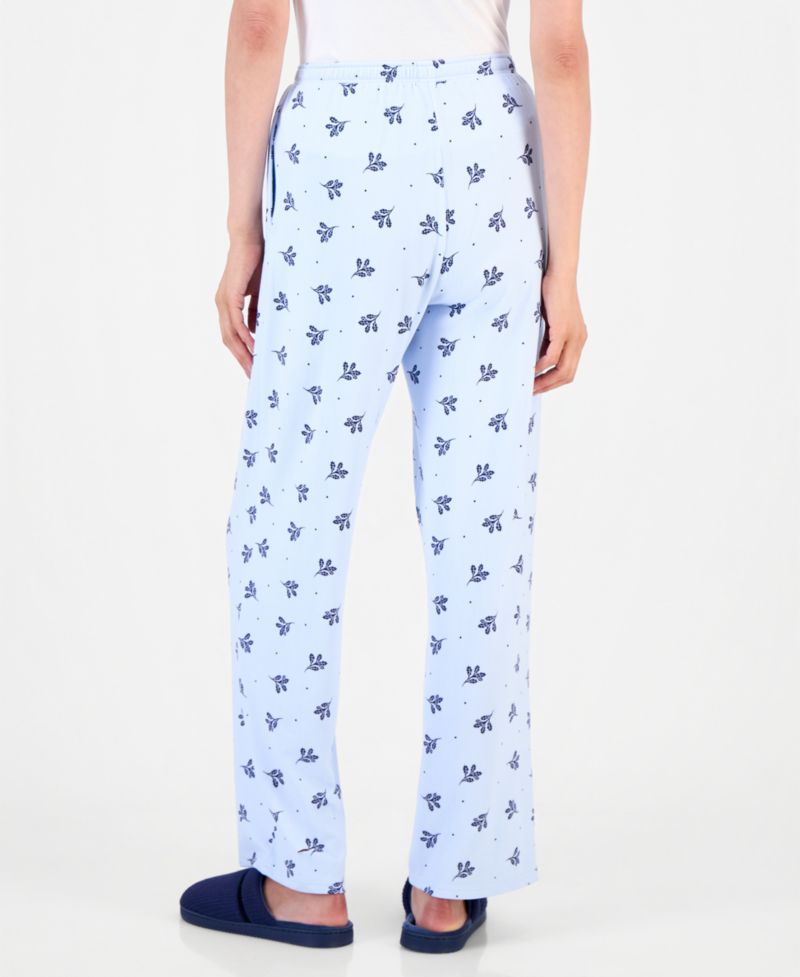 Women's Soft Knit Printed Pajama Pants