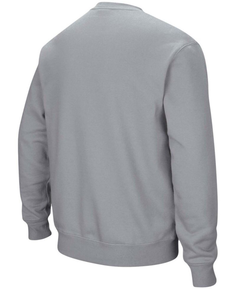 Men's Georgia Tech Yellow Jackets Arch Logo Tackle Twill Pullover Sweatshirt