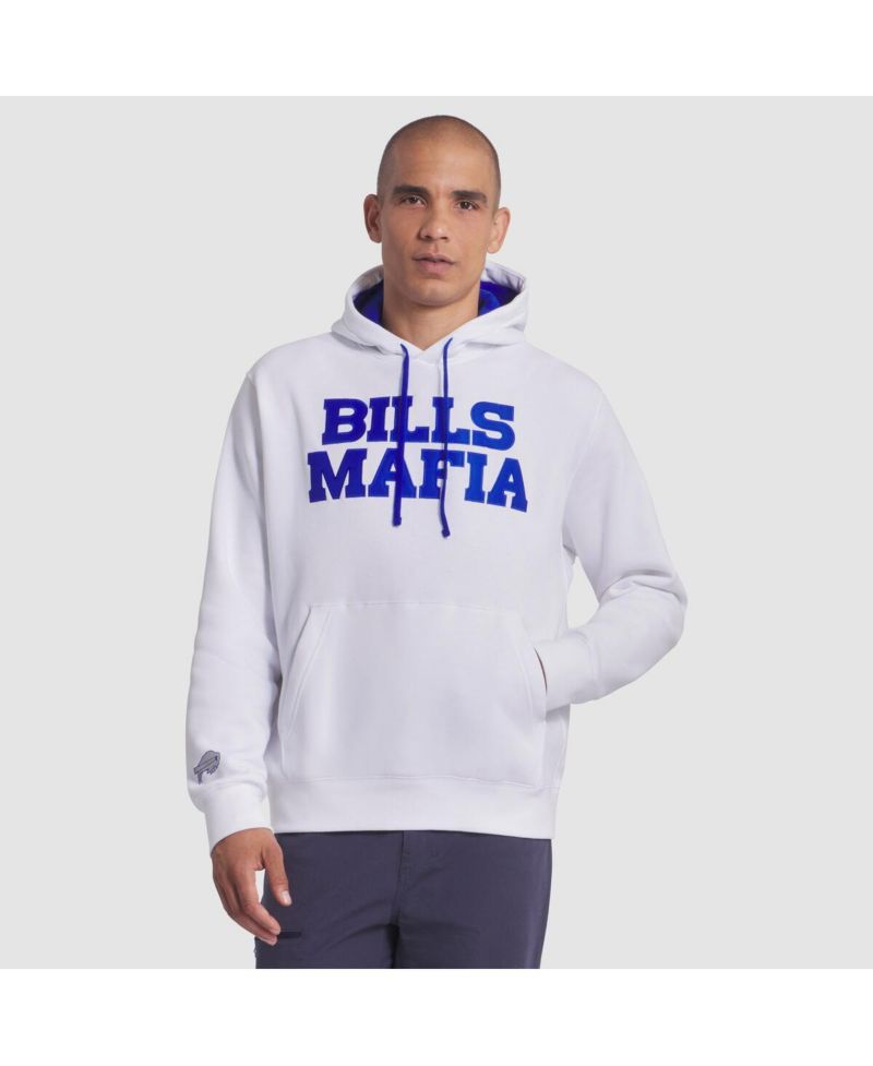 Men's White Buffalo Bills 2025 Rivalries Collection Club Hoodie