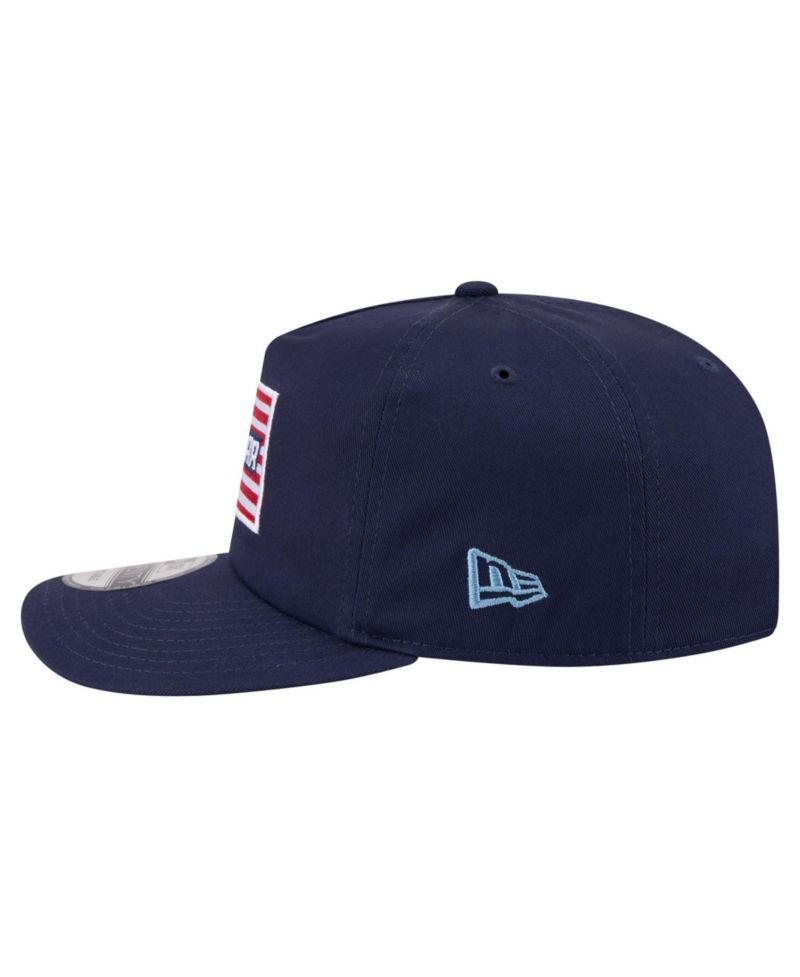 Men's Navy NASCAR Race The Base American Flag 19TWENTY Adjustable Hat
