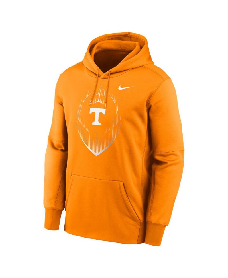 Men's Tennessee Orange Tennessee Volunteers Football Icon Performance Fleece Pullover Hoodie