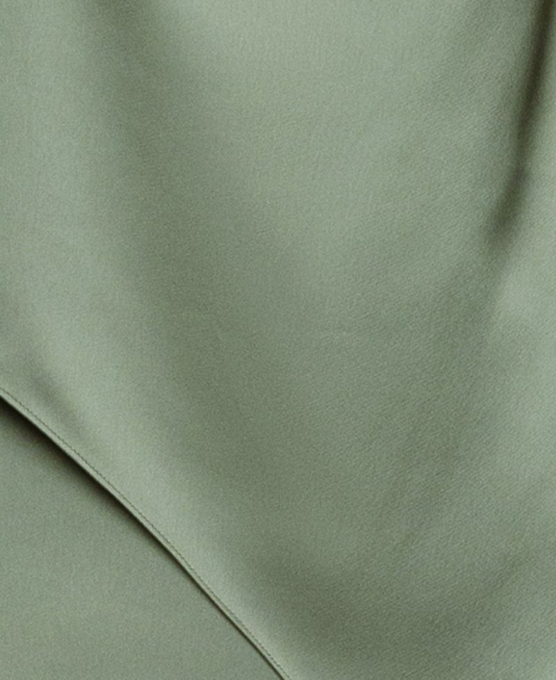 Women's Long Satin Overlay Ball Gown