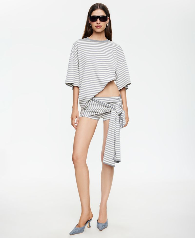 Women's Bloom Striped Crewneck T-Shirt