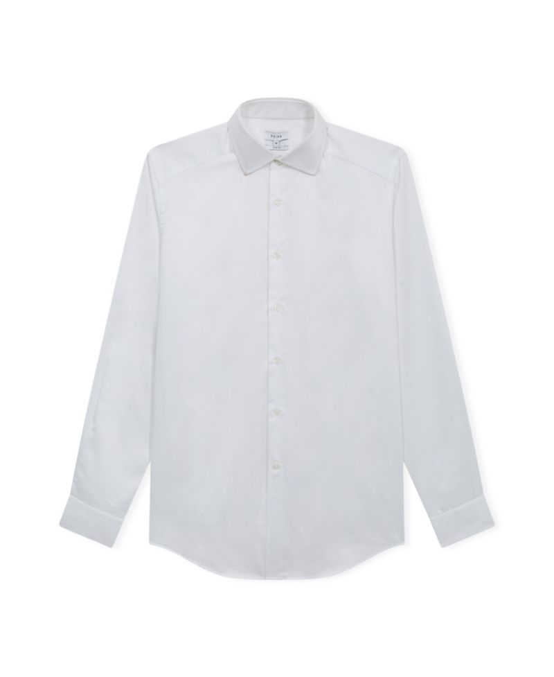 Men's Remote Bengal Slim-Fit Cotton-Sateen Dress Shirt