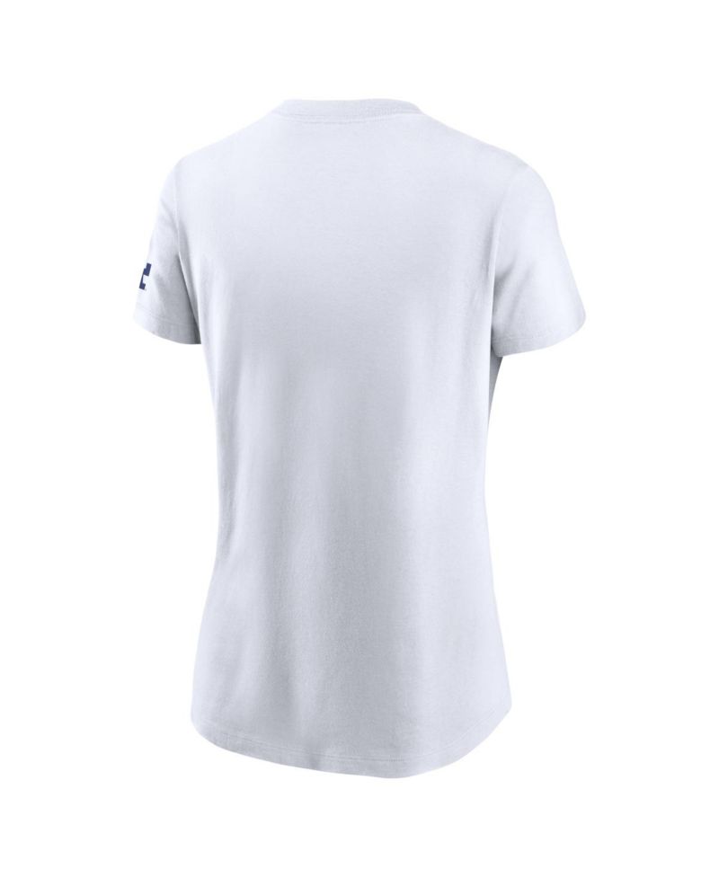 Women's White Los Angeles Dodgers T-Shirt