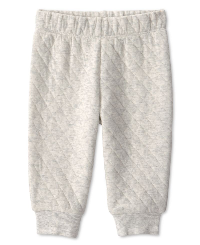 Baby Boys' Full-Zip Varsity Quilted Vest, Bodysuit and Pants, 3-Piece Set