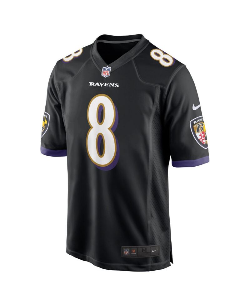 Men's Lamar Jackson Black Baltimore Ravens Alternate Game Jersey