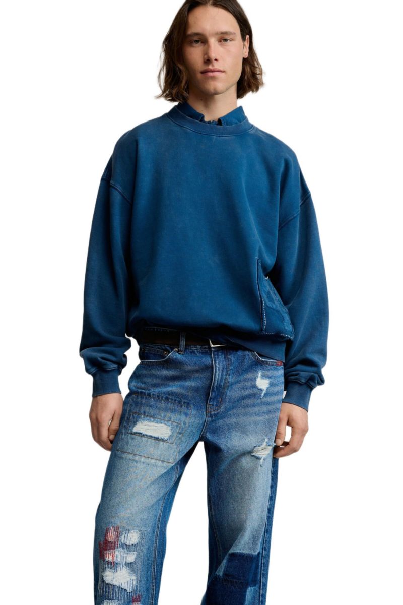 Men's Patched jeans