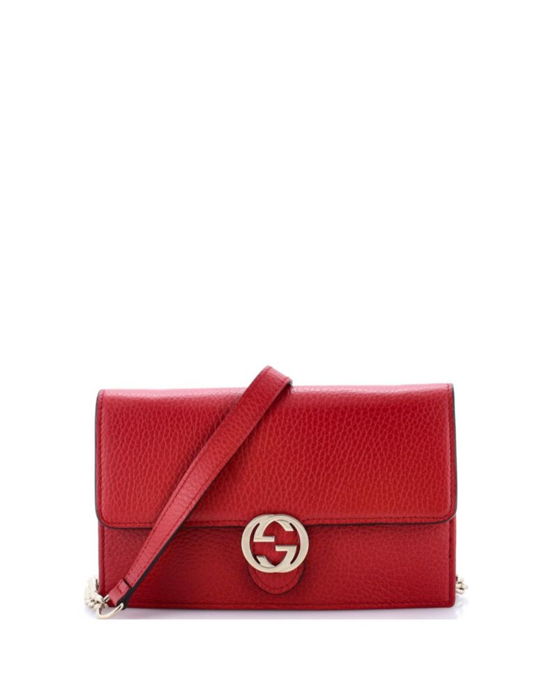 Interlocking Wallet on Chain Leather