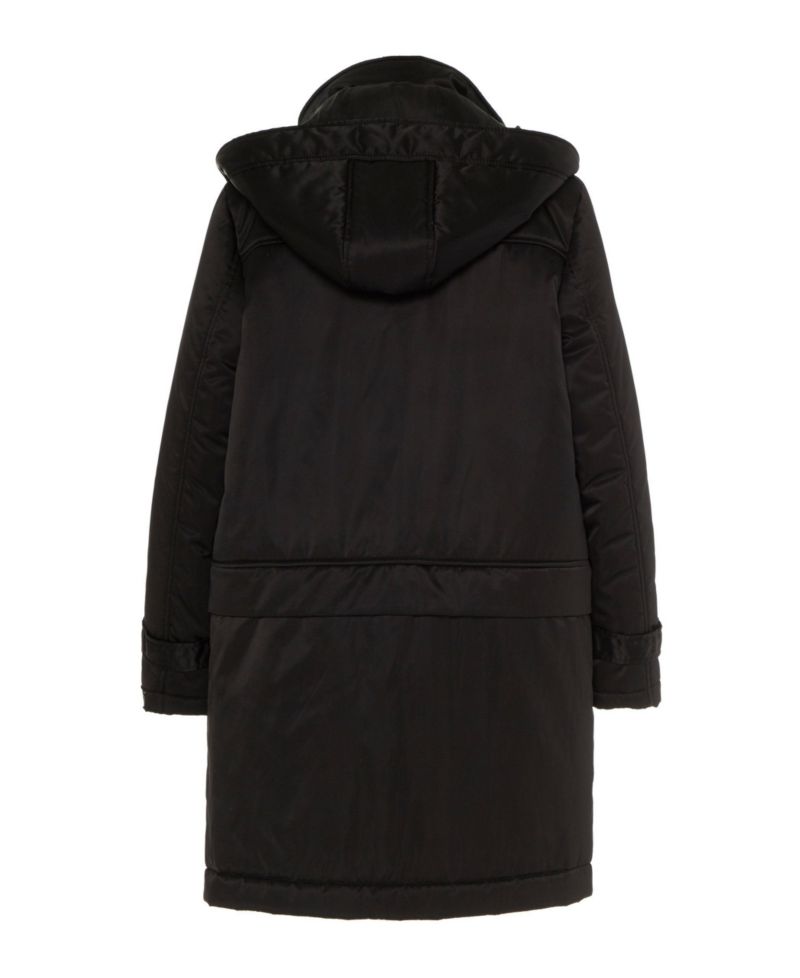 Women's Convertiable satin down coat